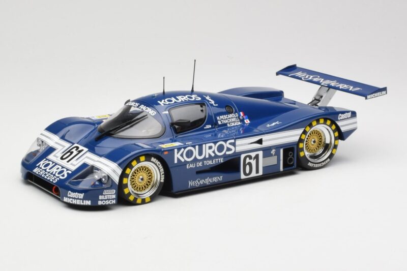 Sauber Mercedes C9 Kouros Racing #61 M. Thackwell / H. Pescarolo 24 Hours of Le Mans 1987 Minichamps 1:18 155873561 Métal
