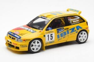 SEAT Ibiza Kit Car Evo 2 #15 H. Rovanpera / R. Pietilanen Rally Monte Carlo 1998 Otto 1:18 OT445 Résine