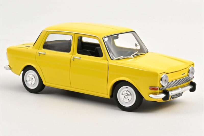 Simca 1000 LS Maya Jaune Norev 1:18 185714 Métal