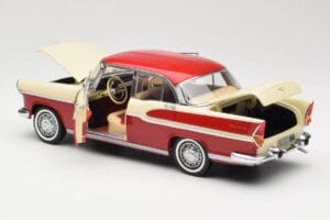 Simca Chambord Rouge & Ivoire Norev 1:18 185721 Métal — image 5 sur 8