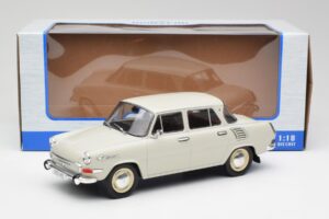 Skoda 1000 MB Gris & Blanc MCG 1:18 MCG18275 Métal — image 6 sur 6