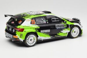 Skoda Fabia Rally2 #23 O. Solberg / E. Edmondson Rally Monte Carlo 2023 IXO 1:18 18RMC155A Métal — image 2 sur 6