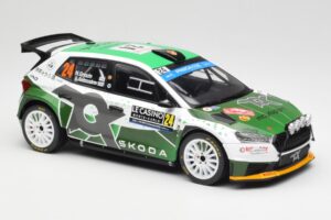 Skoda Fabia Rally2 #24 N. Gryazin / K. Aleksandrov Rally Monte Carlo 2023 IXO 1:18 18RMC155B Métal — image 4 sur 6