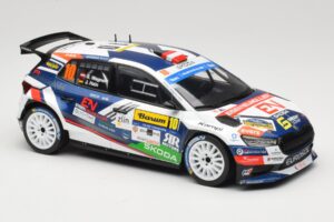 Skoda Fabia Rally2 #10 S. Wagner / G. Winter Barum Czech Rally Zlín 2024 IXO 1:18 18RMC221 Métal — image 4 sur 6