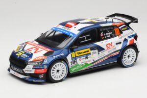 Skoda Fabia Rally2 #10 S. Wagner / G. Winter Barum Czech Rally Zlín 2024 IXO 1:18 18RMC221 Métal