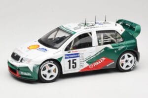 Skoda Fabia WRC #15 T. Gardemeister / P. Lukander WRC 1999 Solido 1:18 90457 Métal