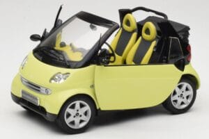 Smart Fortwo 450 Cabrio Jaune Minichamps 1:18 0012889V001C49Q00 Métal — image 2 sur 8