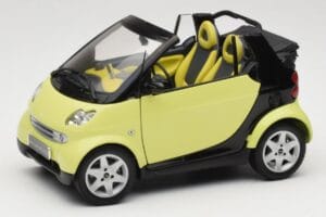 Smart Fortwo 450 Cabrio Jaune Minichamps 1:18 0012889V001C49Q00 Métal