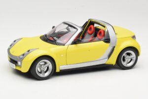 Smart Roadster 452 Jaune Bburago 1:18 34099-M2 Métal
