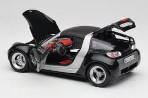 Smart Roadster Bleu Foncé Bburago 1:18 34917 Métal — image 5 sur 8