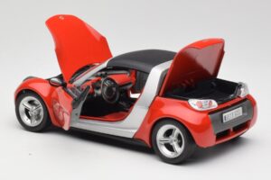 Smart Roadster Rouge Bburago 1:18 34099 Métal — image 5 sur 8