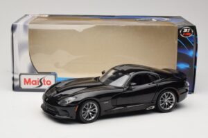SRT Viper GTS Noir Maisto 1:18 31128 Métal — image 8 sur 8