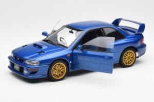Subaru Impreza 22B Upgraded Version Bleu Avec Jantes Dorées AUTOart 1:18 78602 Métal — image 2 sur 8