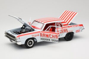 Dodge 330 Super Stock Ramchargers NHRA 1964 Highway 61 1:18 50044 Métal — image 2 sur 8