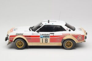 Toyota Celica 2000 GT RA21 #18 J-L. Therier RAC Rally 1977 IXO 1:18 18RMC189C Métal — image 3 sur 6