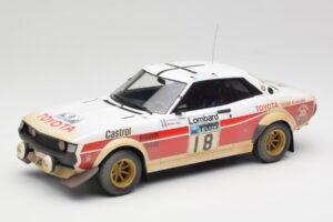 Toyota Celica 2000 GT RA21 #18 J-L. Therier RAC Rally 1977 IXO 1:18 18RMC189C Métal