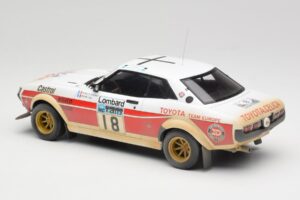 Toyota Celica 2000 GT RA21 #18 J-L. Therier RAC Rally 1977 IXO 1:18 18RMC189C Métal — image 5 sur 6