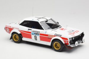 Toyota Celica 2000 GT RA21 #8 H. Mikkola / A. Hertz RAC Rally 1977 IXO 1:18 18RMC189A Métal — image 4 sur 6