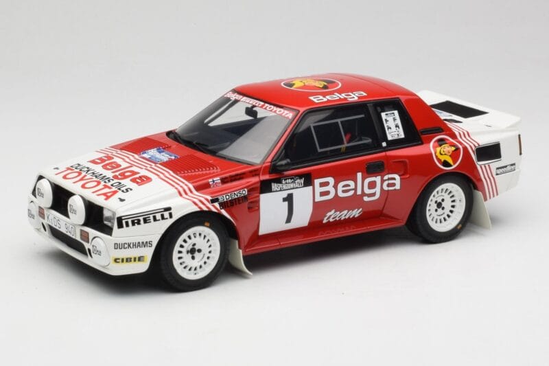 Toyota Celica Twin-Cam Turbo Team Belga #1 J. Kankkunen / F. Gallagher Haspengouw Rally 1995 Otto 1:18 OT1143 Résine