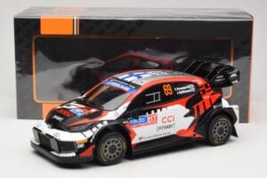 Toyota GR Yaris Rally1 #69 Toyota Gazoo Racing WRT K. Rovanpera / J. Halttunen Rally Finland 2024 IXO 1:18 18RMC218 Métal — image 6 sur 6