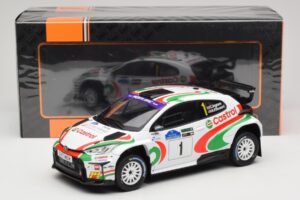 Toyota GR Yaris Rally2 #1 C. Ingram / R. Whittock Voyonic Grampian Forest Rally 2024 IXO 1:18 18RMC213 Métal — image 6 sur 6