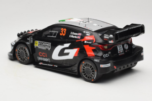 Toyota GR Yaris WRC #33 E. Evans / S. Martin Rally Monte Carlo 2025 IXO 1:18 18RMC229B Métal — image 5 sur 6