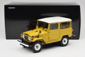 Toyota Land Cruiser FJ40 Jaune Moutarde Kyosho 1:18 08971Y Métal — image 8 sur 8