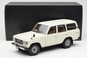 Toyota Land Cruiser J60 Blanc Kyosho 1:18 08956W Métal — image 8 sur 8