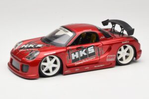Toyota MR2 Spyder ZZW30 Tuned Rouge Jada 1:18 63194 Métal