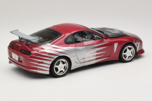Toyota Supra A80 Fast & Furious Violet Argent ERTL 1:18 33708 Métal — image 2 sur 6