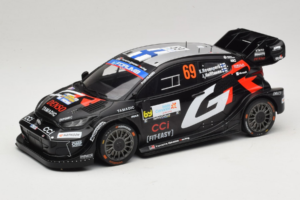 Toyota GR Yaris Rally1 #69 K. Rovanpera / J. Halttunen Rally Islas Canarias 2025 IXO 1:18 18RMC249A Métal