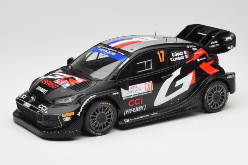 Toyota Yaris Rally1 WRC #17 S. Ogier / V. Landais Rally Croatia 2024 IXO 1:18 18RMC202 Métal