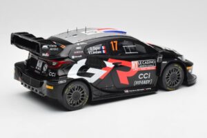 Toyota GR Yaris Rally1 #17 S. Ogier / V. Landais Rally Monte Carlo 2024 IXO 1:18 18RMC196 Métal — image 2 sur 6