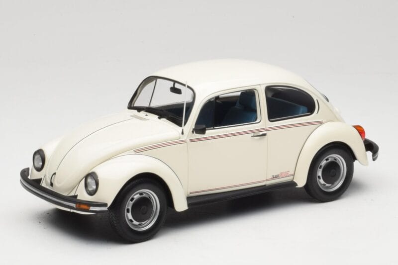 Volkswagen 1200 Jeans Bug Blanc Minichamps 1:18 150057101 Métal