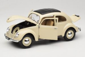 Volkswagen Beetle Type 1 Classic Blanc Welly 1:18 18040W Métal — image 2 sur 8