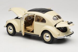 Volkswagen Beetle Type 1 Classic Blanc Welly 1:18 18040W Métal — image 5 sur 8