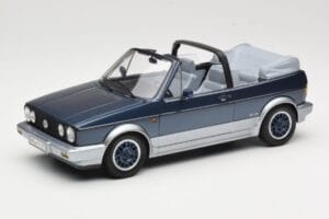 Volkswagen Golf Mk1 Cabriolet Bel Air Blue Metallic Norev 1:18 188404 Métal