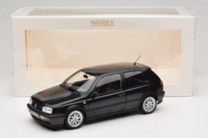 Volkswagen Golf Mk3 GTI Black Metallic Norev 1:18 188415 Métal — image 8 sur 8