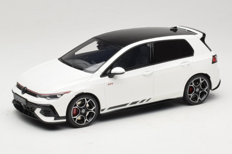 Volkswagen Golf Mk8 GTI Clubsport Pure White Otto 1:18 OT1221 Résine