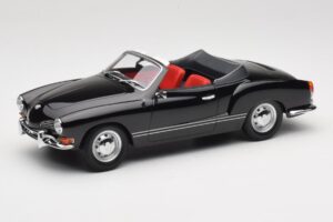 Volkswagen Karmann Ghia Cabriolet Noir Minichamps 1:18 155054031 Métal