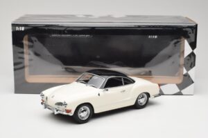 Volkswagen Karmann Ghia Crème Noir Minichamps 1:18 155054021 Métal — image 6 sur 6