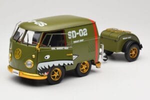 Volkswagen Kool Kombi Army Fighter Green Solido 1:18 S1810901 Métal — image 2 sur 8