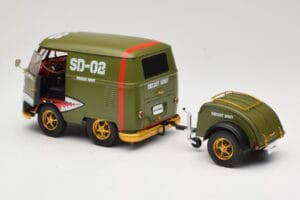 Volkswagen Kool Kombi Army Fighter Green Solido 1:18 S1810901 Métal — image 5 sur 8