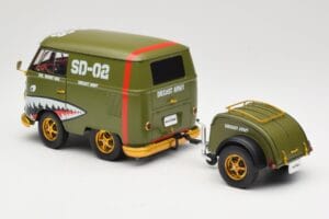 Volkswagen Kool Kombi Army Fighter Green Solido 1:18 S1810901 Métal — image 7 sur 8
