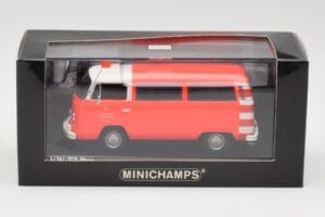 Volkswagen T2 Bus Pompiers Frankfurt Minichamps 1:43 400053091 Métal — image 4 sur 4