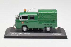 Volkswagen T2b Double Cabine Plateau Stadt Solberg Minichamps 1:43 400053261 Métal
