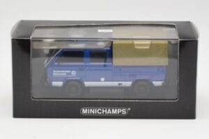 Volkswagen T3 Double Cabine Plateau THW Hannover Minichamps 1:43 400055290 Métal — image 4 sur 4