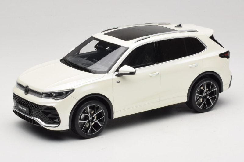 Volkswagen Tiguan R-Line Oryx White Pearl Otto 1:18 OT1219 Résine
