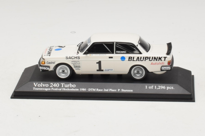 Volvo 240 Turbo #1 P. Stureson IPS Motorsport DTM 1986 Minichamps 1:43 400861701 Métal