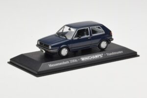Volkswagen Golf Mk2 Bleu Prototype de Salon Minichamps 1:43 GOLFHANDMUSTER Métal — image 2 sur 4